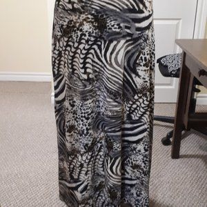 Animal Print Maxi skirt